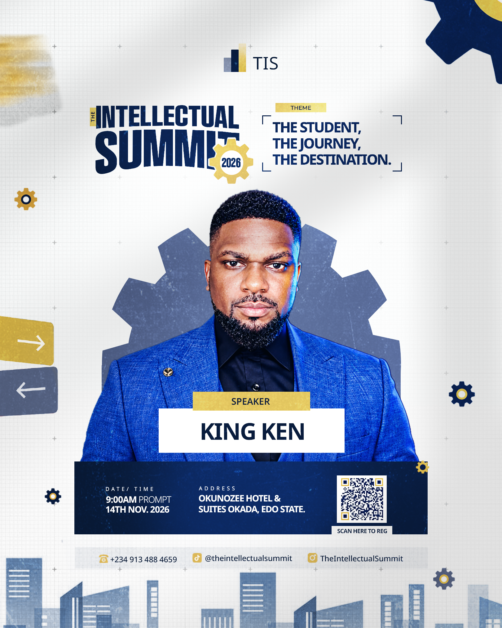 King Ken, speaker at The Intellectual Summit 2026